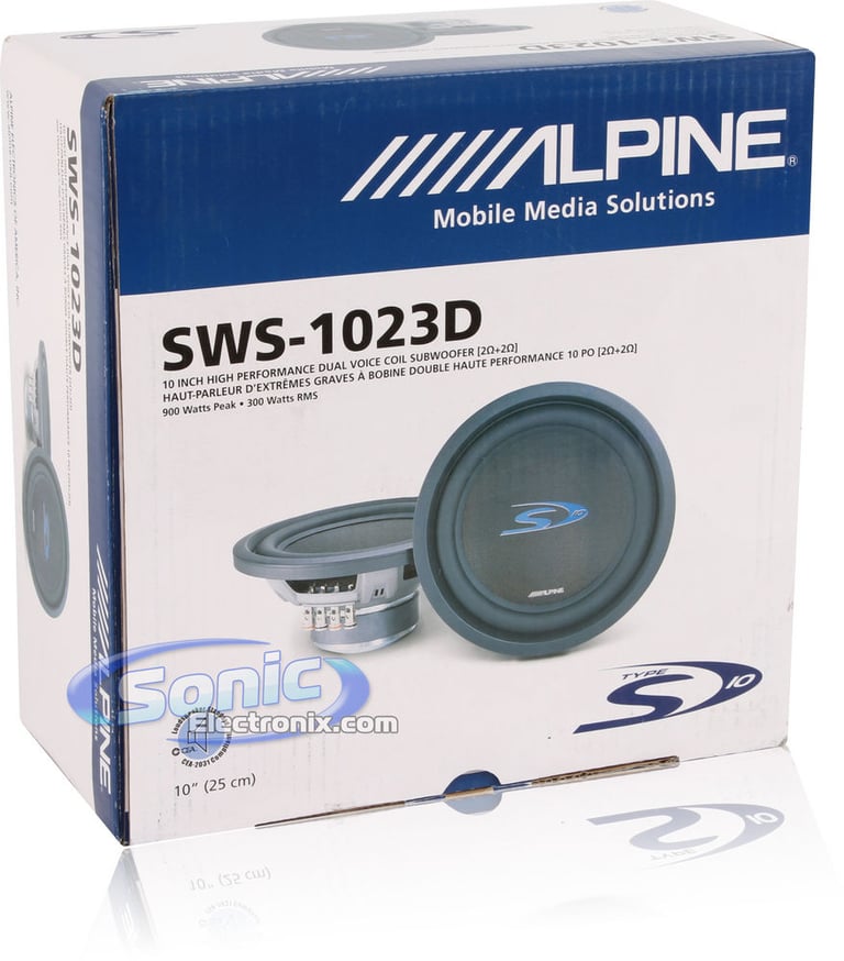 1800W Alpine Subwoofer + Enclosure + Dampening Bass Package Image 10