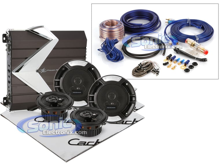 Renegade Speakers + Power Acoustik Amplifier Bundle Image 1
