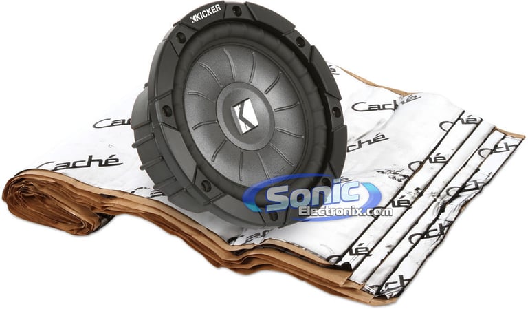 300W Kicker + Sound Dampening Material Bass Bundle Image 1