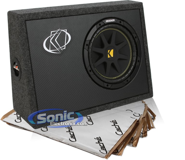 300W Kicker + Sound Dampening Material Bass Bundle Image 1