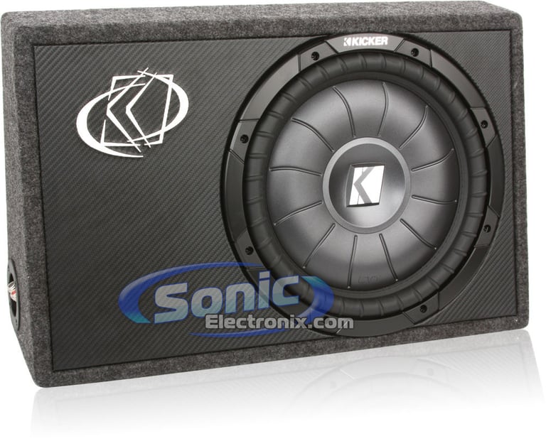800W Kicker 10TCVT124 + Sound Dampening Material Bass Bundle Image 2