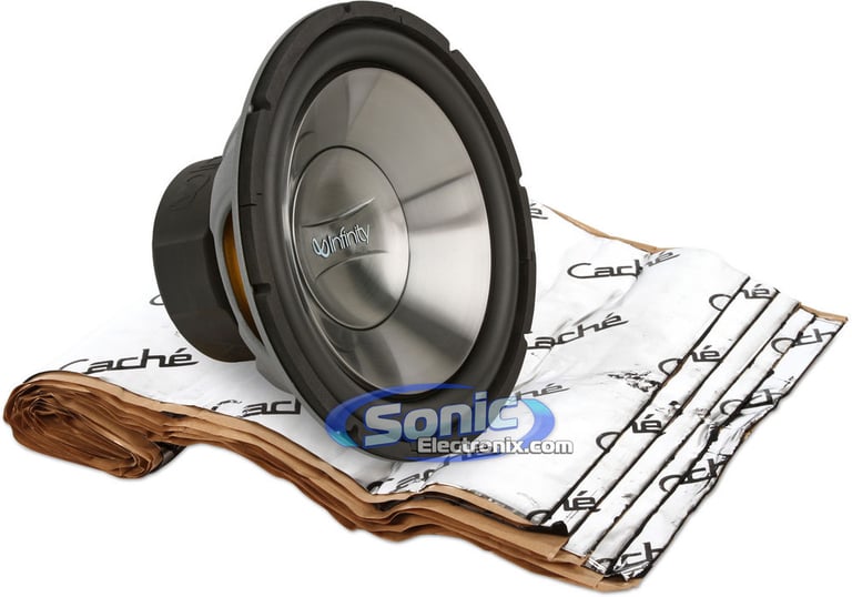1200W Infinity + Sound Dampening Material Bass Bundle Image 1