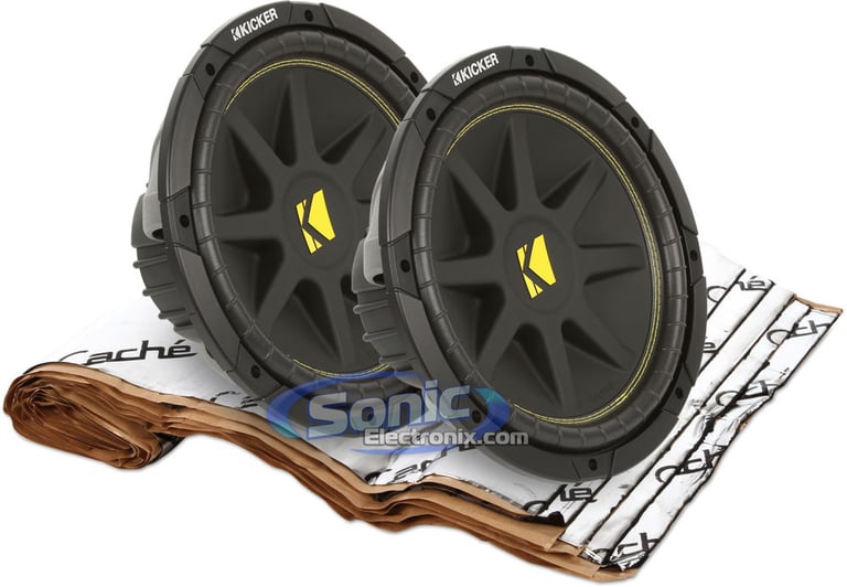 600W Kicker + Sound Dampening Material Bass Bundle Image 1