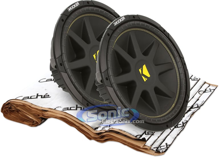 1000W Kicker + Sound Dampening Material Bass Bundle Image 1