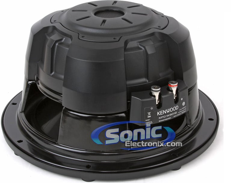 2400W Kenwood KFC-W3012 Subwoofers + Enclosure Bass Package Image 4