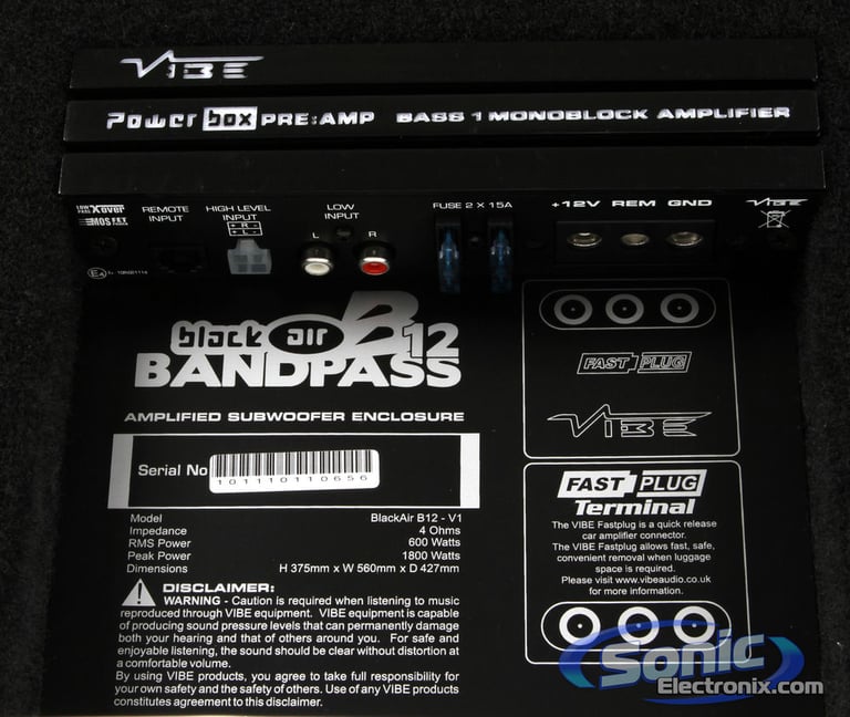 VIBE Audio BlackAir B12 Active Image 5