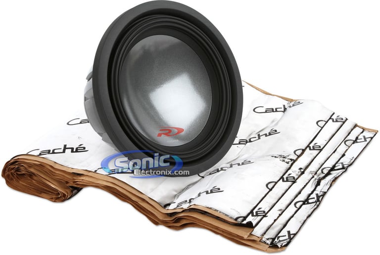 1800W Alpine + Sound Dampening Material Bass Bundle Image 1