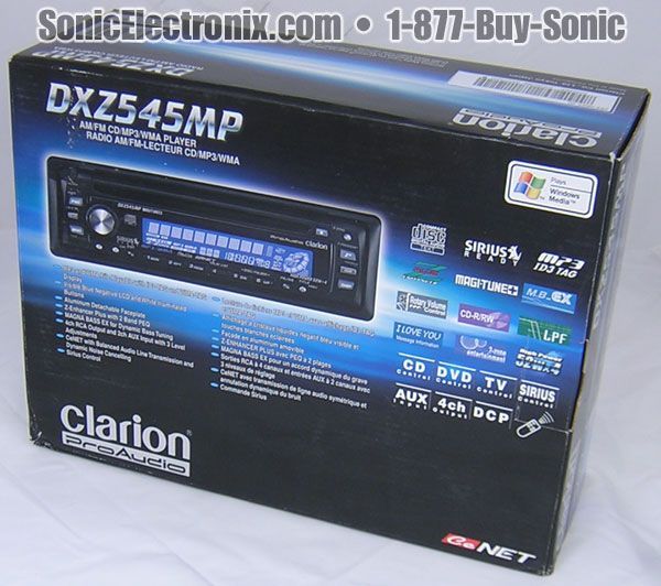 Clarion DXZ545MP Pro Audio Series Image 4