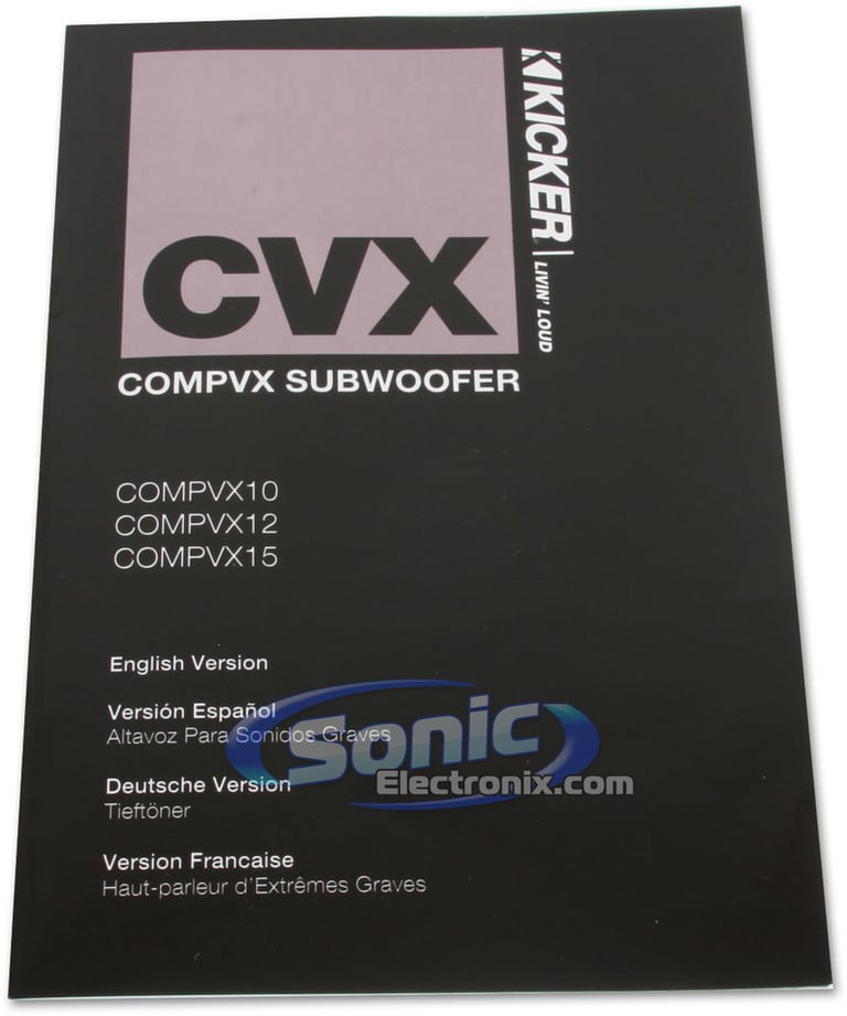 1500W Kicker + NVX Sound Dampening Material Bass Bundle Image 5
