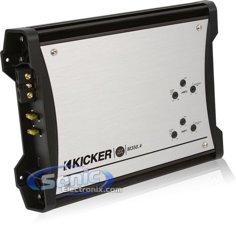 Cerwin Vega WAVE-104 + Kicker 10ZXM350.4 Marine Bass Package Image 2