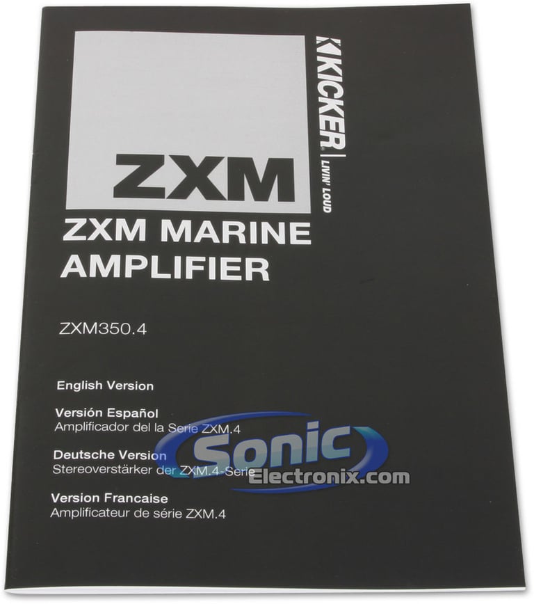 Cerwin Vega WAVE-104 + Kicker 10ZXM350.4 Marine Bass Package Image 8