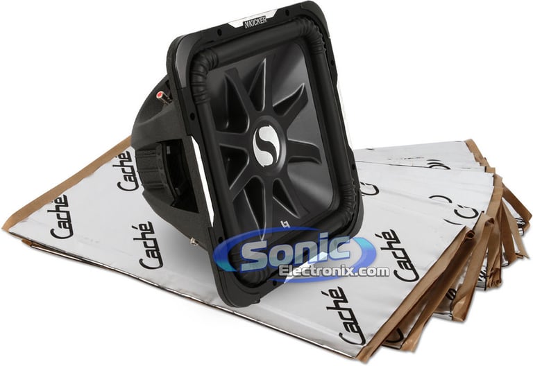 2000W Kicker + NVX Sound Dampening Material Bass Bundle Image 1