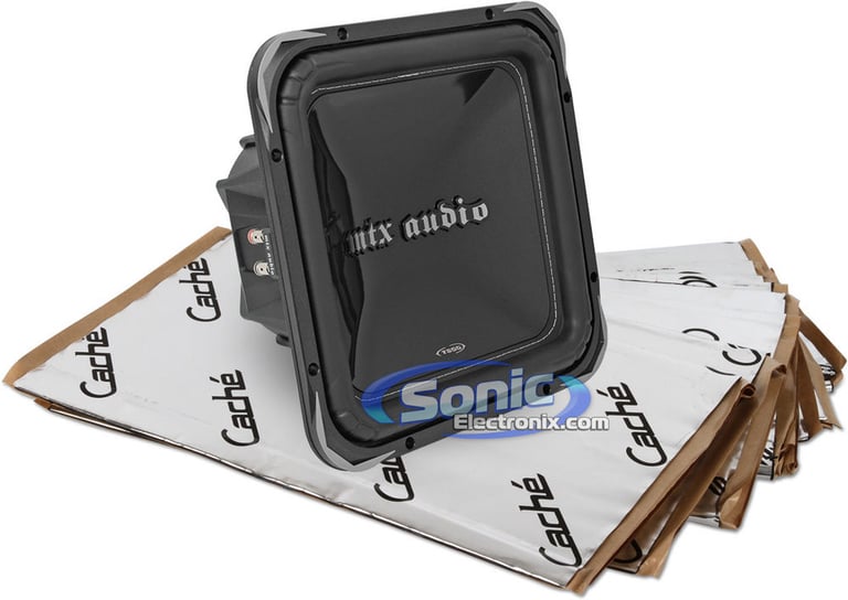 1200W MTX Audio + Sound Dampening Material Bass Bundle Image 1