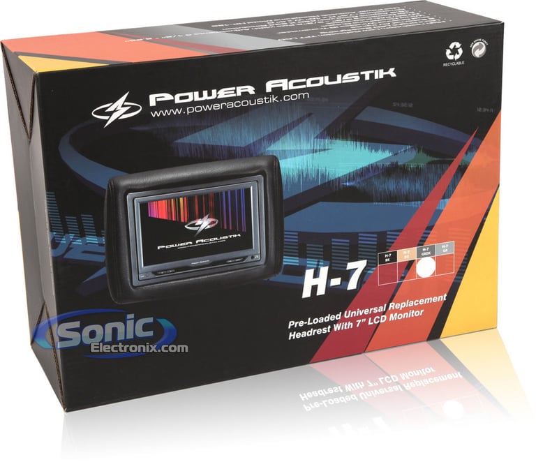 Power Acoustik H-7GRDK (Dark Gray) Image 8
