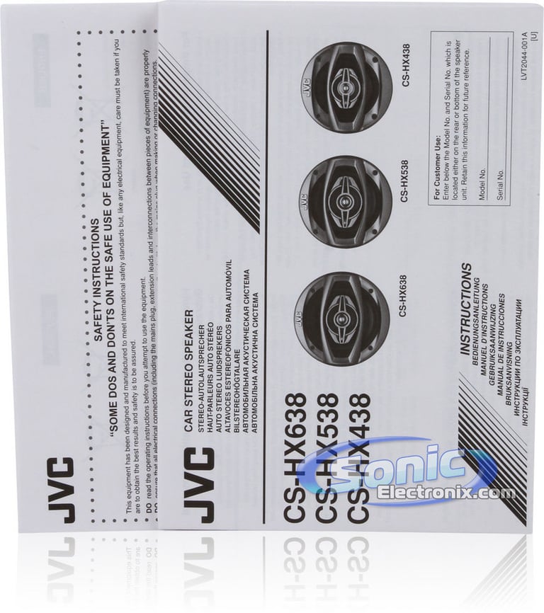 JVC CS-HX438 + NVX Sound Dampening Image 8