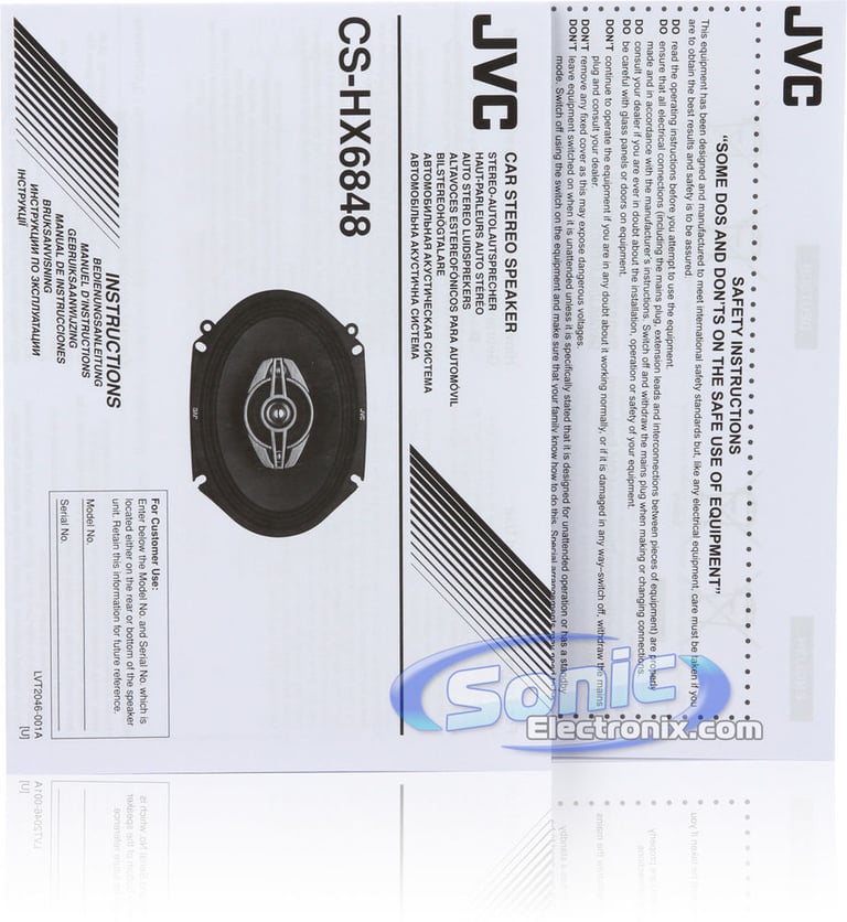 JVC CS-HX6848 + Sound Dampening Image 8