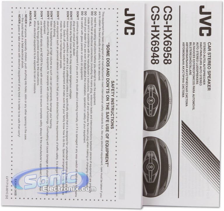 JVC CS-HX6958 w/ Sound Dampening Image 9