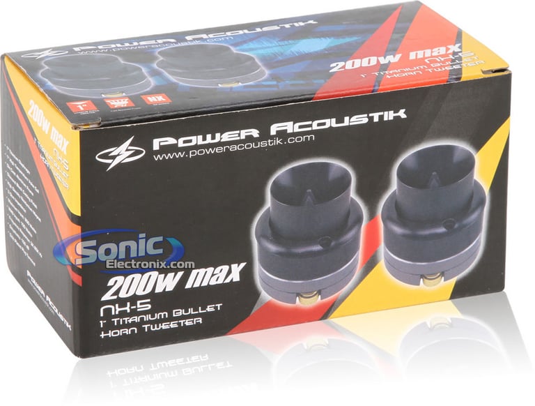 Power Acoustik NX-5 (2 Tweeters per box) Image 6