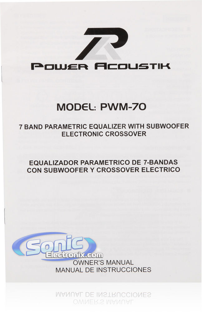 Power Acoustik PWM-70 Image 5