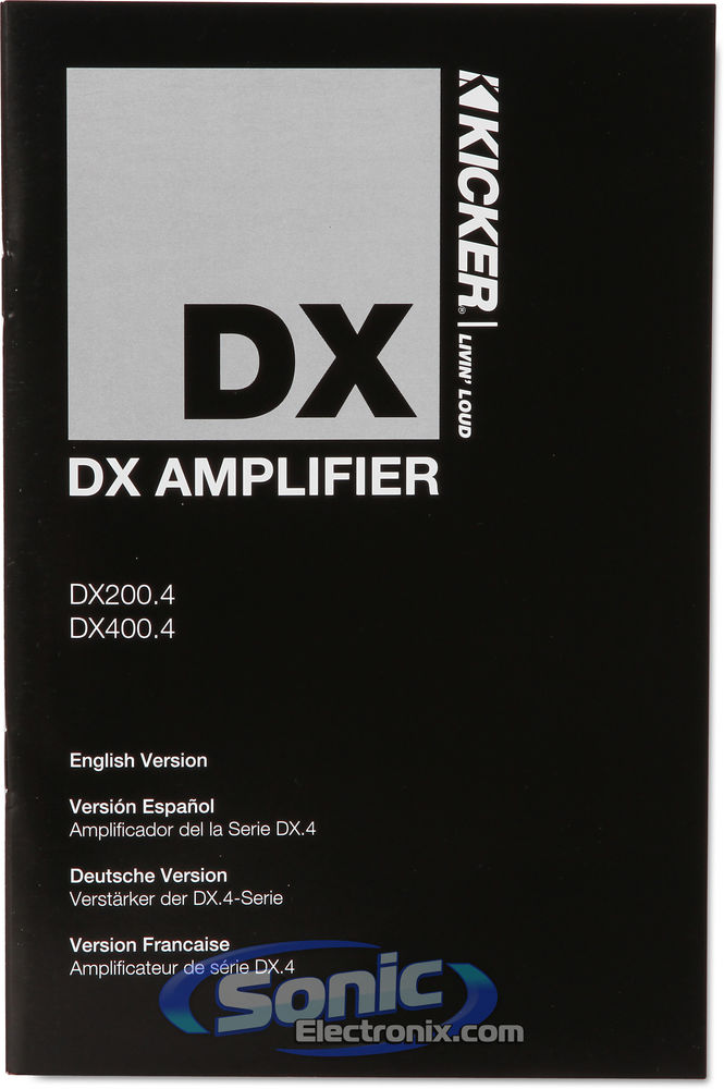 Sony Speakers + Kicker Amplifier Bundle Image 7
