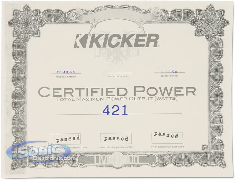 Alpine Speakers + Kicker Amplifier Bundle Image 6