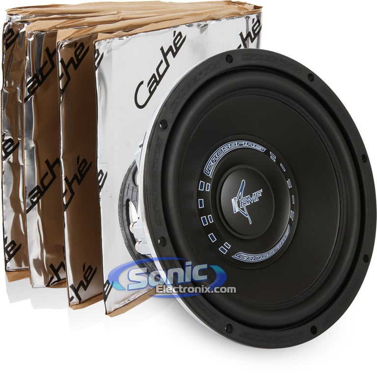 1000W Crossfire + Sound Dampening Material Bass Bundle Image 1