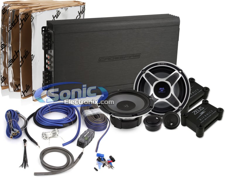 Hifonics + Crossfire Amplifier Bundle Image 1