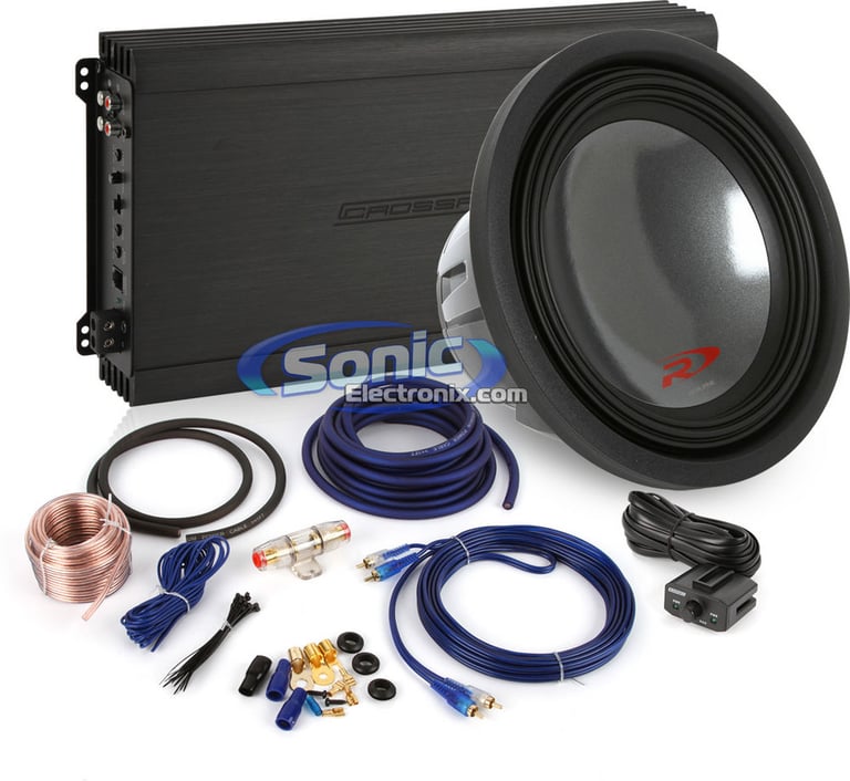 1800W Alpine  + Crossfire Bass Bundle Image 1