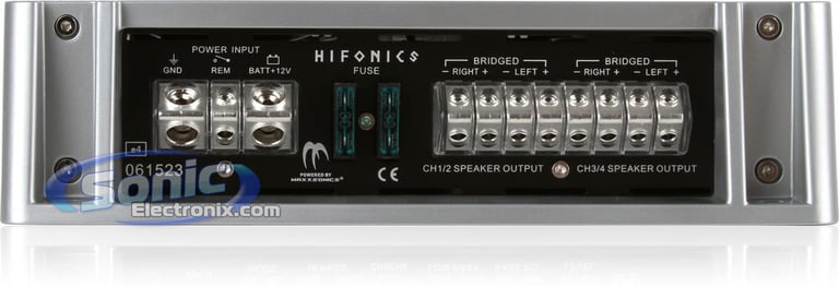 Renegade Speakers + Hifonics Amplifier Bundle Image 4