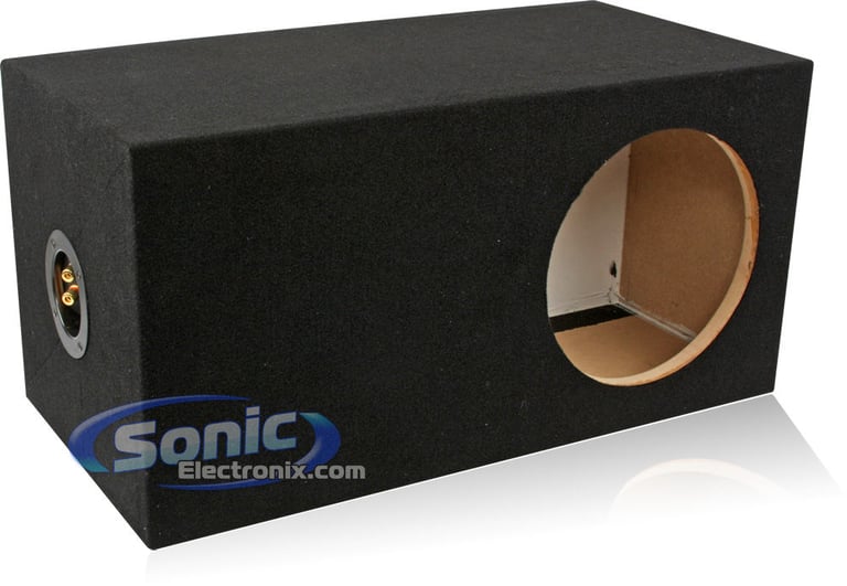 Custom Enclosures 12" Round Hole, Long Rear Slot Ported Enclosure Image 6
