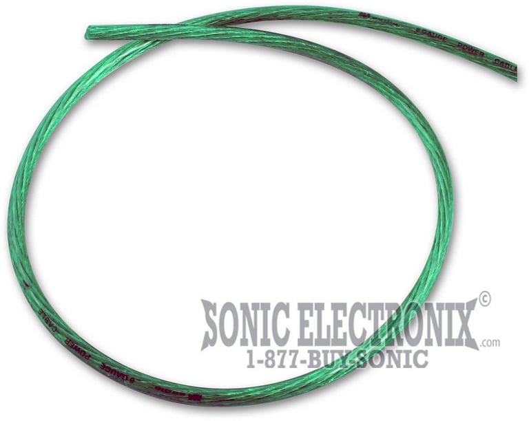 MA Audio MAP250-8G -- 8 Gauge, 250 ft. GREEN Image 2
