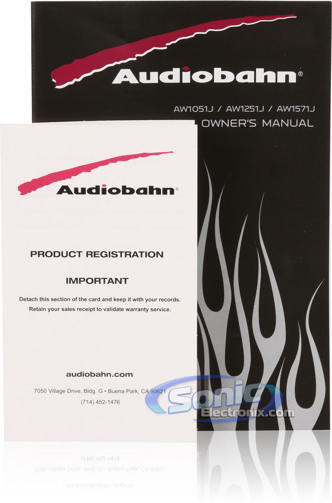 800W Audiobahn AW1251J + Enclosure Bass Package Image 6