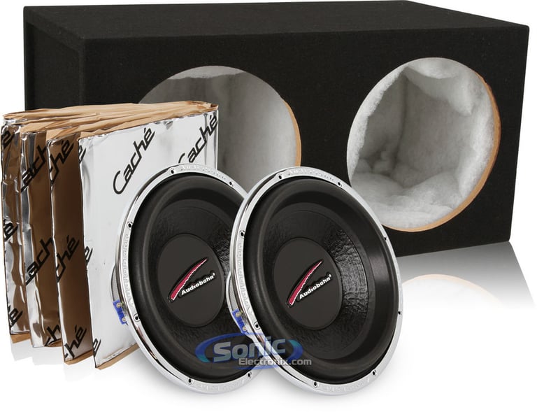 800W Audiobahn AW1251J + Enclosure Bass Package Image 1