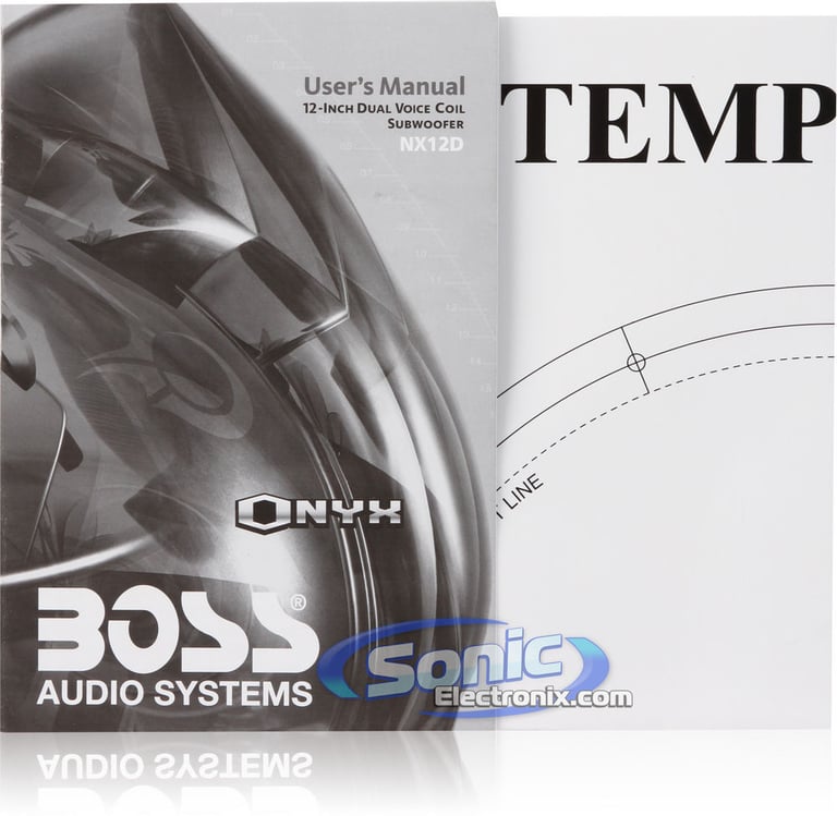 5000W Boss NX12D + Enclosure Bass Package  Image 8