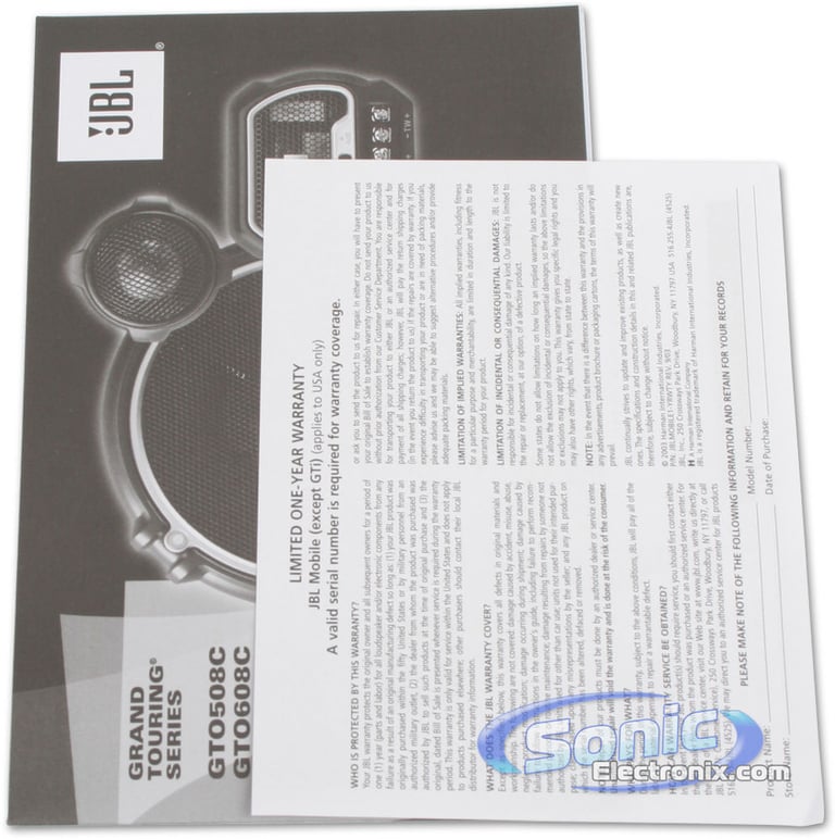 JBL GTO8608C + Sound Dampening Image 9