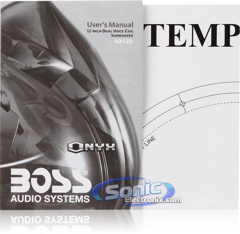 2500W Boss NX12D + Enclosure Bass Package  Image 8