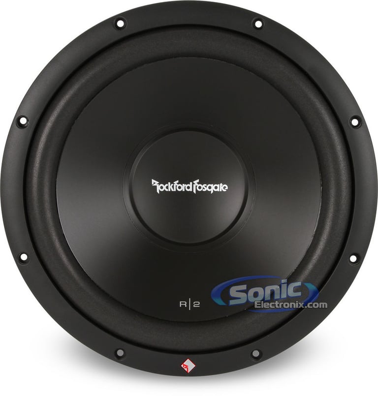 500W Rockford Fosgate 12" R2D4-12 Subwoofer + Enclosure Bass Package Image 3