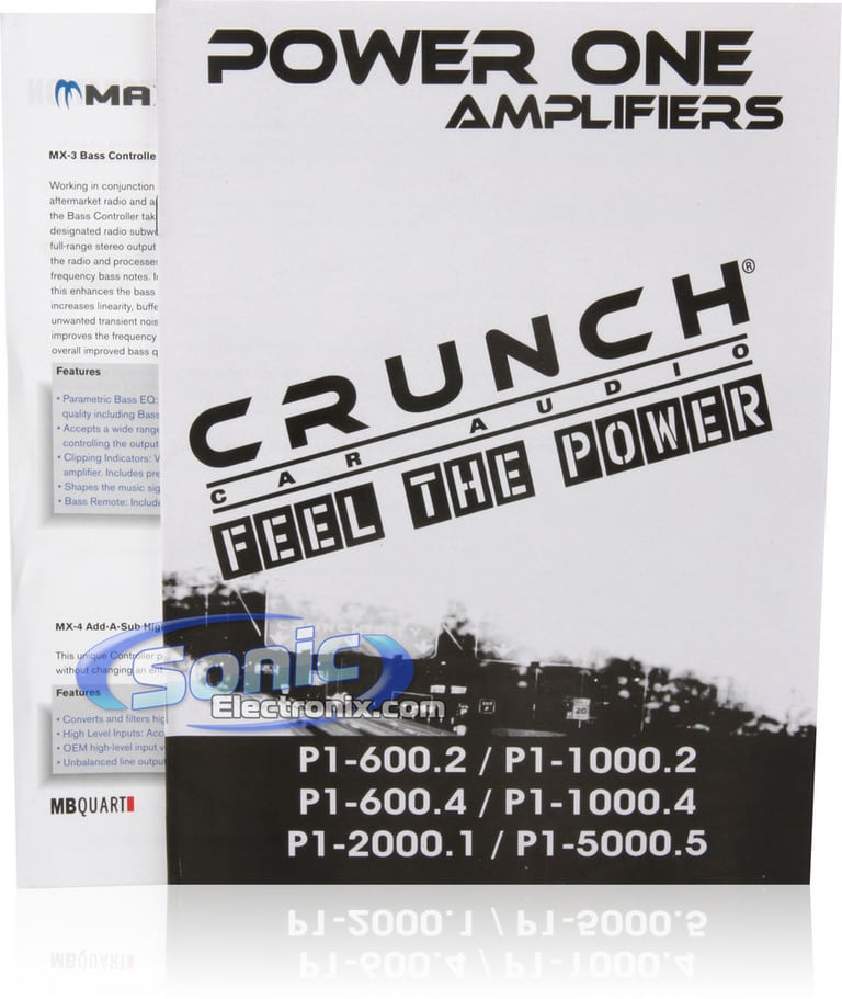 1600W Kenwood + Crunch Complete Bass Package Image 7
