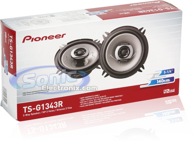 Pioneer TS-G1343R w/ Sound Dampening Image 8