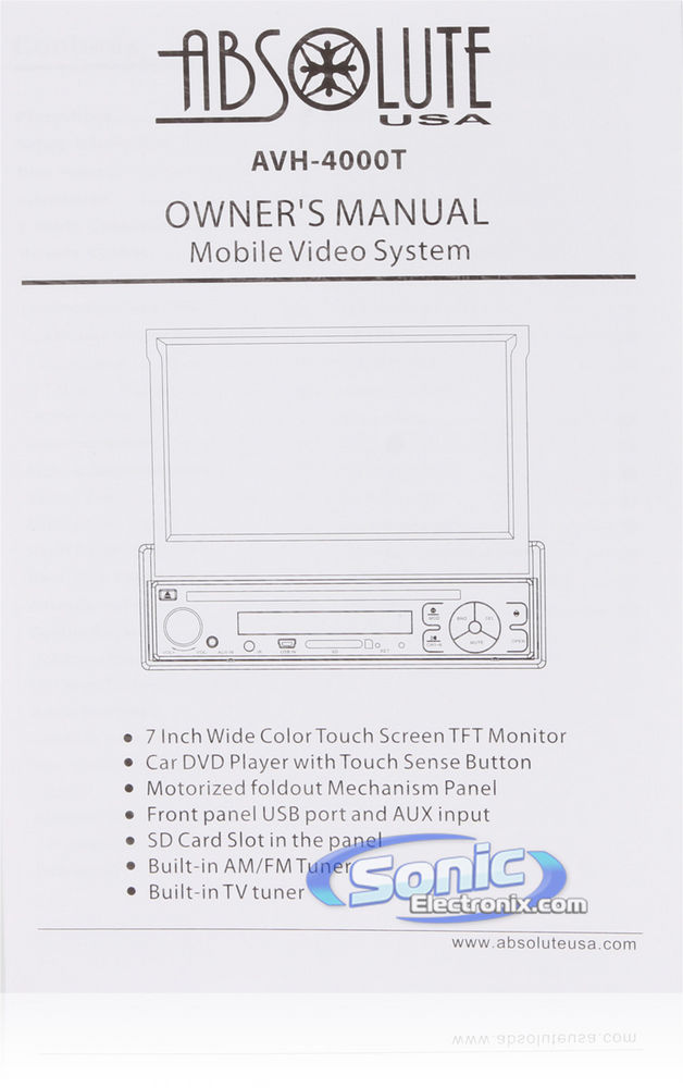 Absolute AVH-4000T Image 10