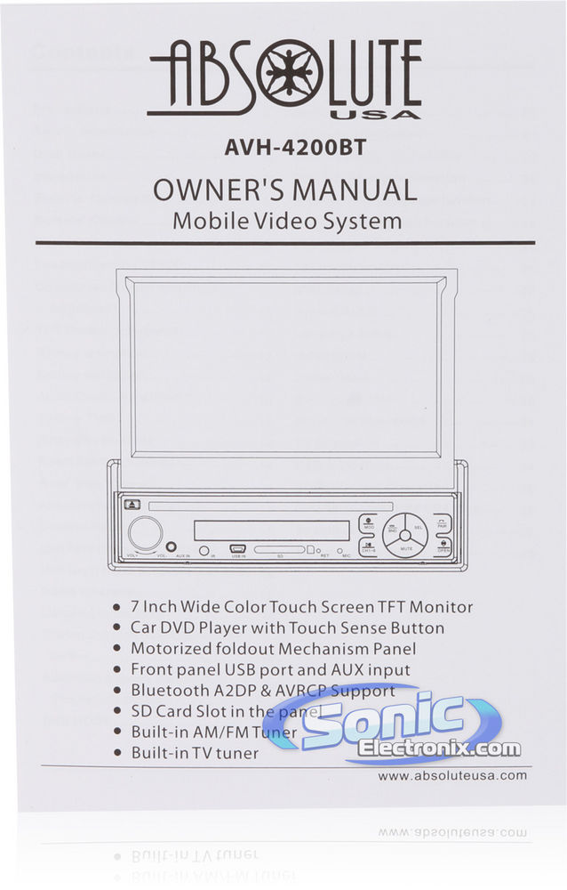 Absolute AVH-4200BT Image 10