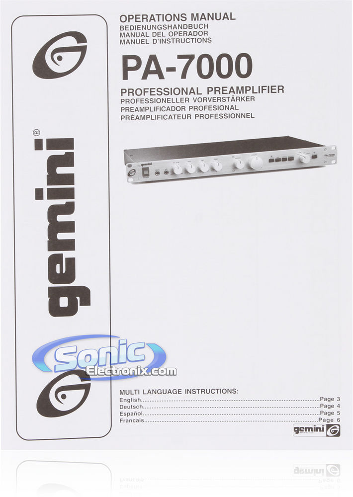 Gemini PA-7000 Image 4