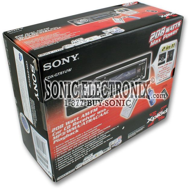 Sony CDX-GT81UW Image 7