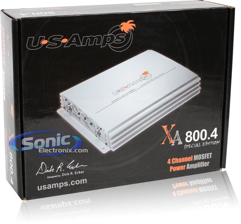 U.S. Amps XA-800.4 (Open Box) Image 6