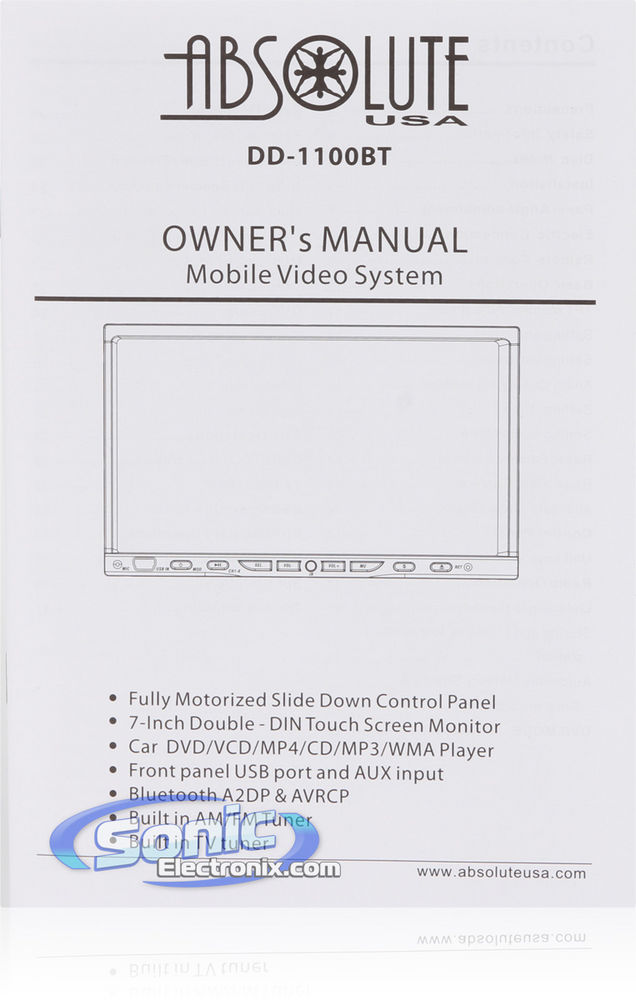Absolute DD-1100BT Image 11
