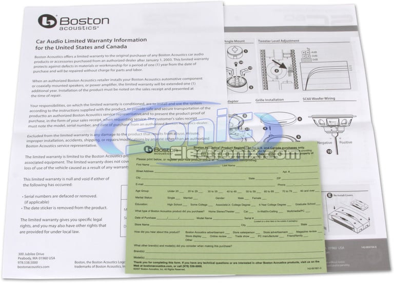 Boston Acoustics SC60 + NVX Sound Dampening Image 12