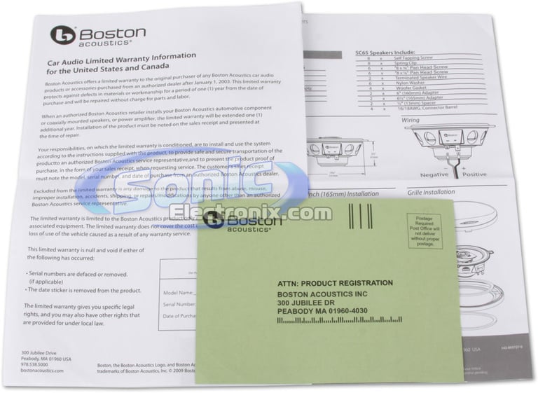 Boston Acoustics SC65 + Sound Dampening Image 9