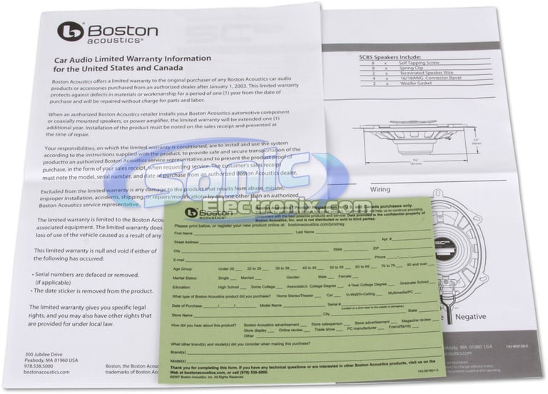 Boston Acoustics SC85 + Sound Dampening Image 7