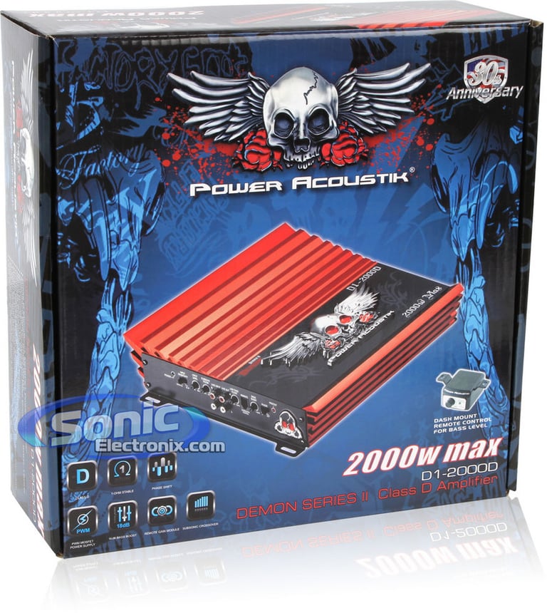 Power Acoustik D1-2000D Image 9
