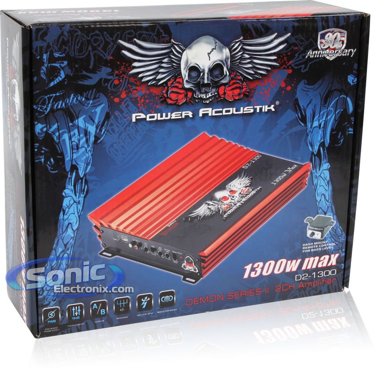 Power Acoustik D2-1300 R/B Image 9